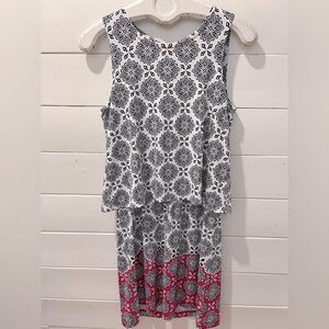 HATLEY – SLEEVELESS DROP-WAIST DRESS – SIZE XS